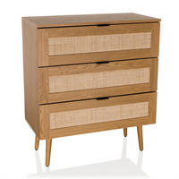 KOMMODE  in 80/90/40 cm  - Eichefarben/Schwarz, MODERN, Holzwerkstoff (80/90/40cm) - MID.YOU