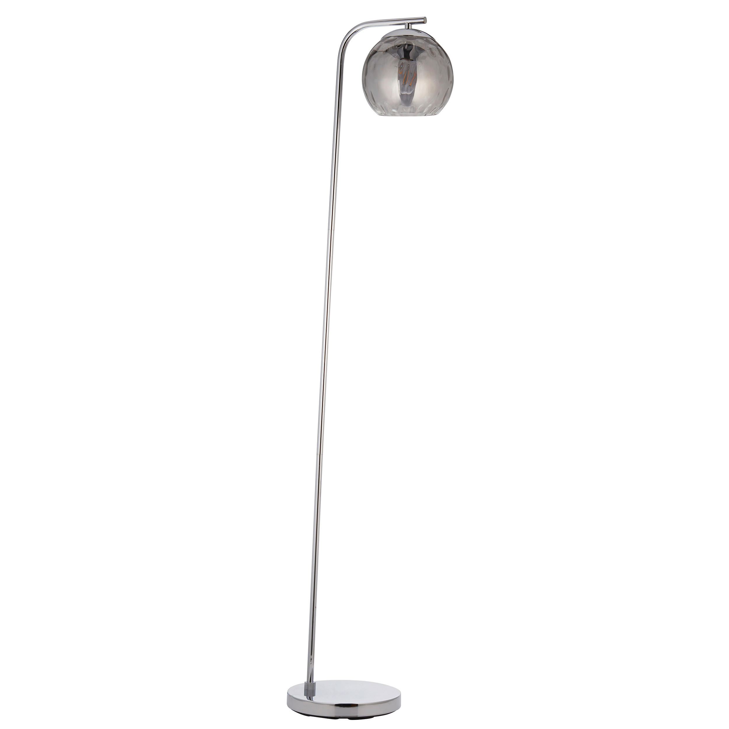 STEHLEUCHTE 25/28/150 cm    - Chromfarben, Basics, Glas/Metall (25/28/150cm) - ENDON