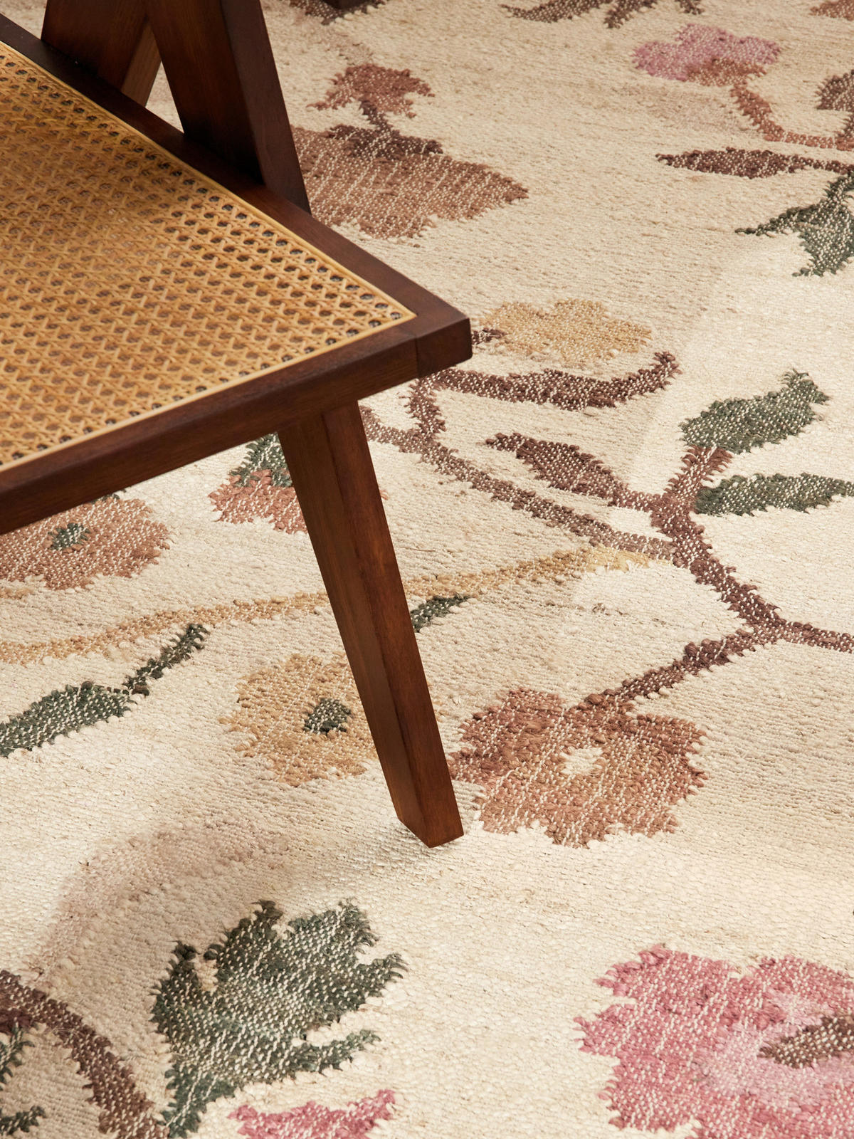 HANDWEBTEPPICH 200/300 cm Roya Creme, Multicolor rechteckig  - Multicolor/Creme, Basics, Textil (200/300cm) - Elle Decoration