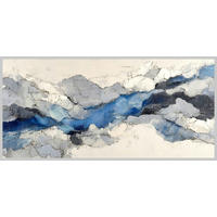 LEINWANDBILD Abstraktes 115/55 cm  - Multicolor, Basics, Holz/Papier (115/55cm) - Euroart