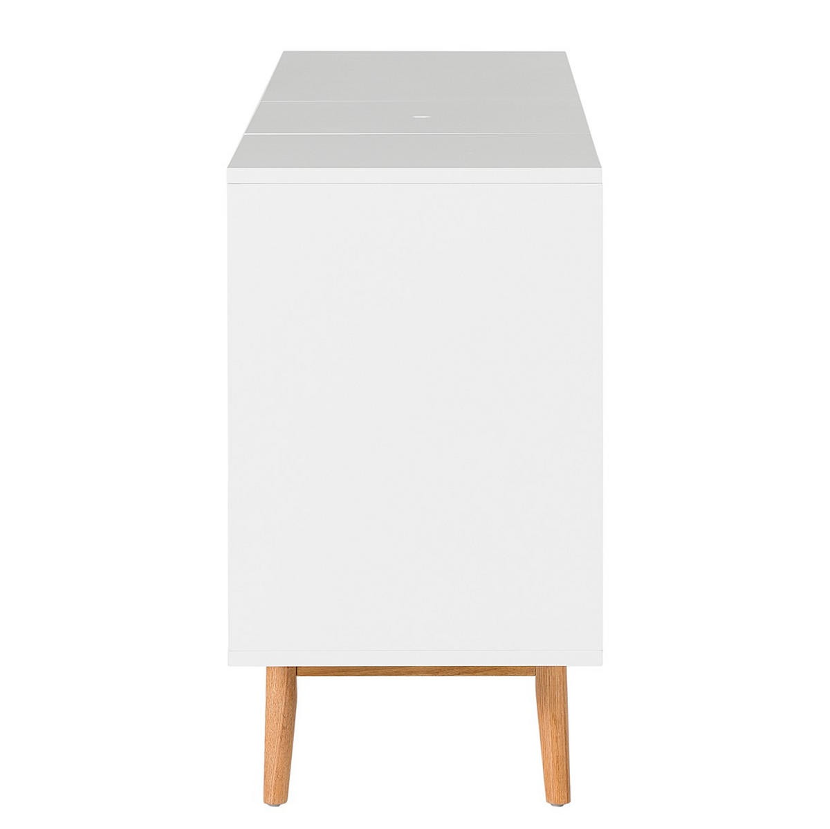 SIDEBOARD 200/80/45 cm  - Eichefarben/Weiß, Design, Holz/Holzwerkstoff (200/80/45cm) - home24
