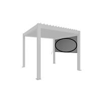 SONNENSCHUTZROLLO ELEKTRISCH 272/235/10 cm   - Dunkelgrau, Design, Kunststoff/Metall (272/235/10cm) - Biohort