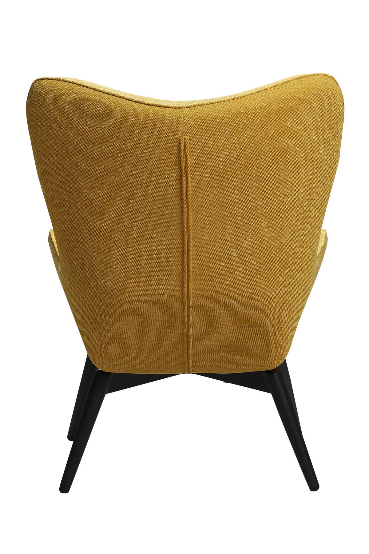SESSEL in Struktur Gelb  - Gelb/Schwarz, MODERN, Textil/Metall (80/92/99cm) - Livetastic