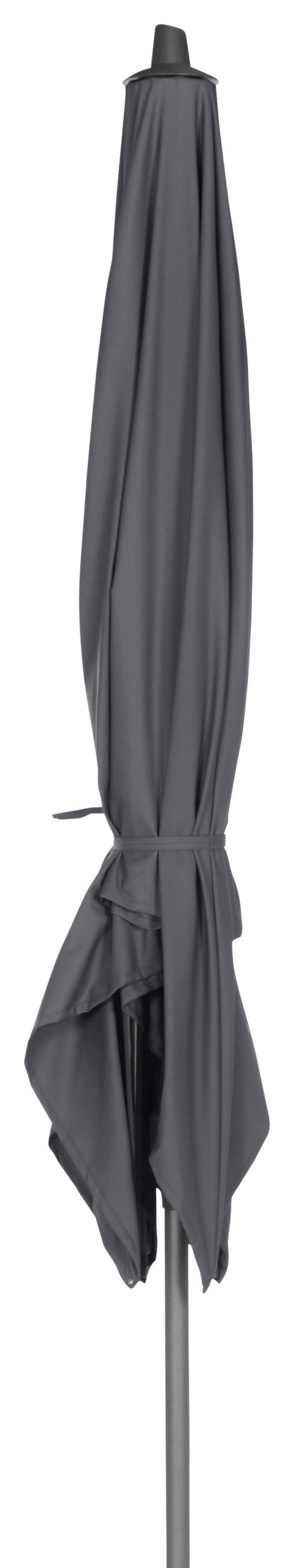 SONNENSCHIRM 250 cm  - Anthrazit, KONVENTIONELL, Textil/Metall (250/250cm) - Siena Garden