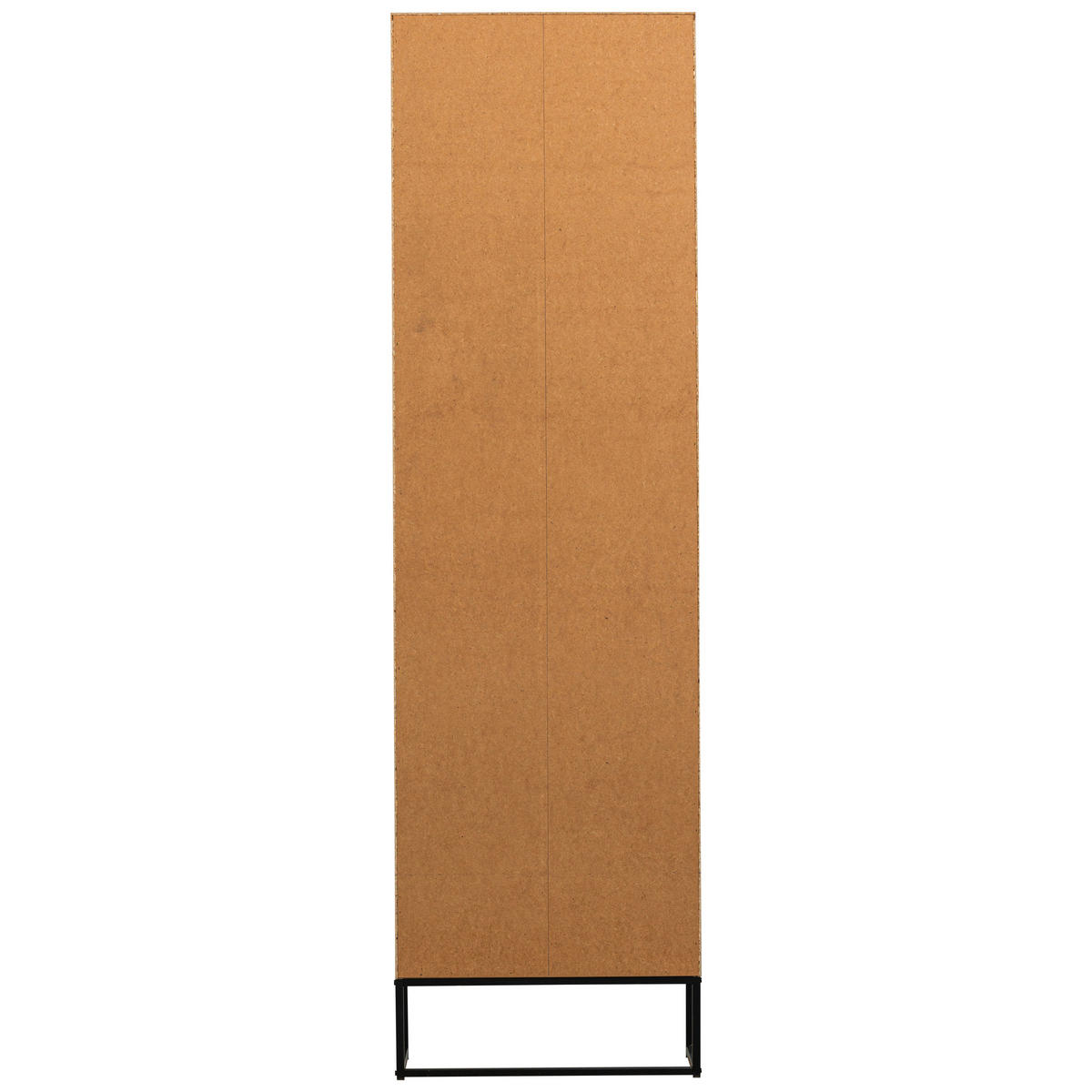 MEHRZWECKSCHRANK 60/210/36 cm  in Eichefarben  - Eichefarben/Schwarz, Design, Holz/Metall (60/210/36cm) - Livetastic