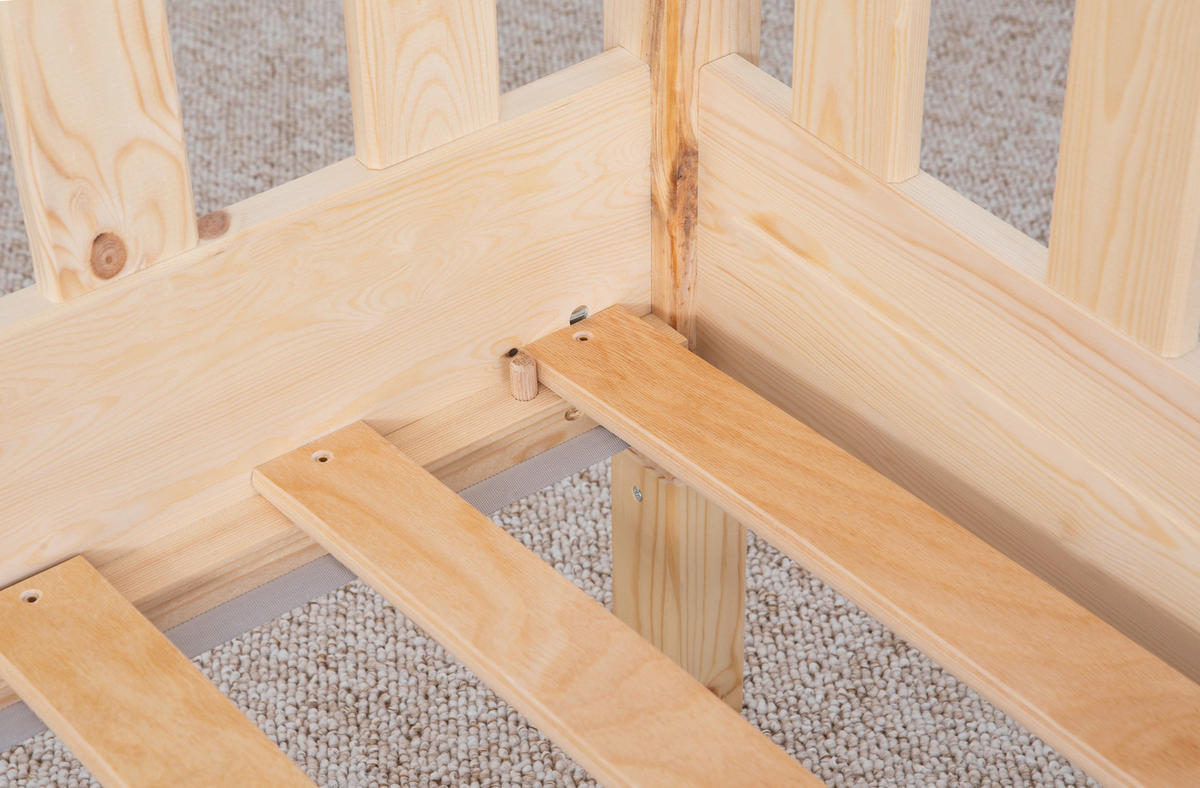 AUSZIEHBETT 140/200 cm Naturfarben  - Naturfarben, Modern, Holz (140/200cm) - MID.YOU
