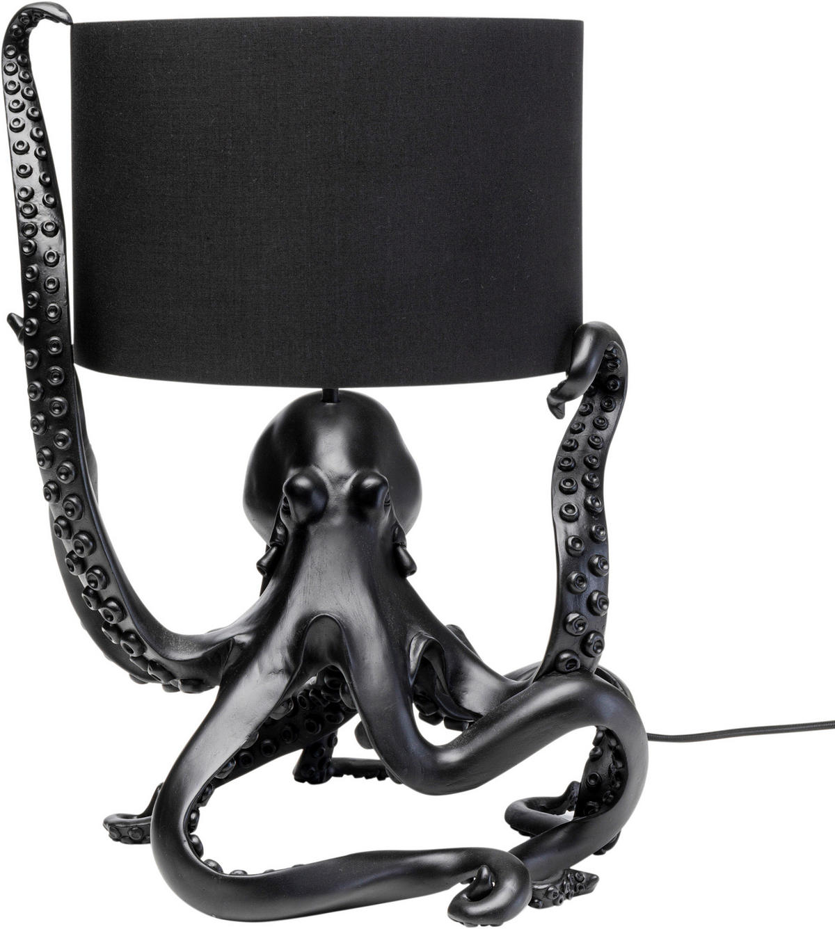 STOLNÍ LAMPA, E27, 36,5/47/32,5 cm - černá, Moderní, plast (36,5/47/32,5cm) - Kare-Design