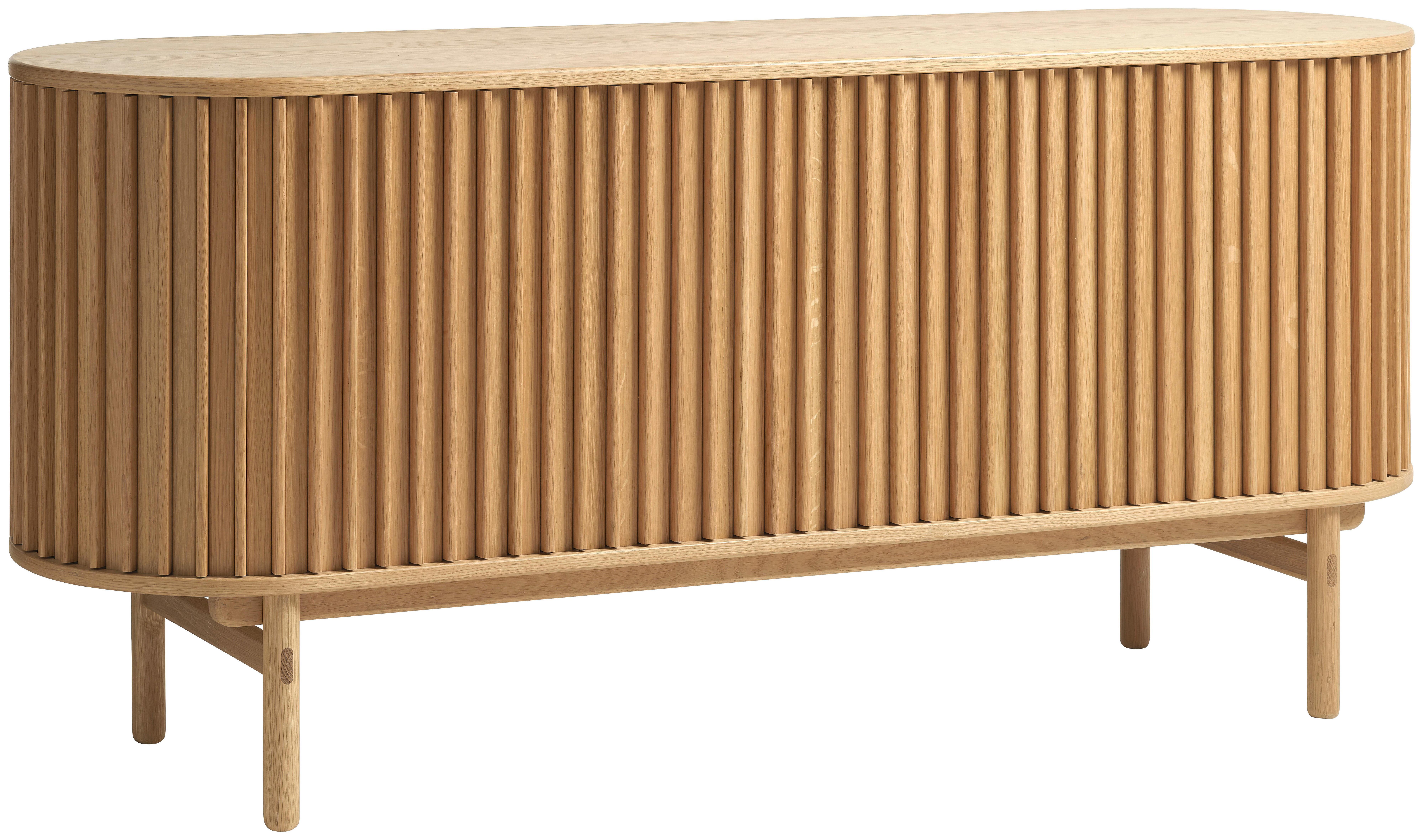 SIDEBOARD Eiche furniert, massiv Eichefarben  - Eichefarben, Design, Holz/Holzwerkstoff (160/73/45cm) - Lomoco