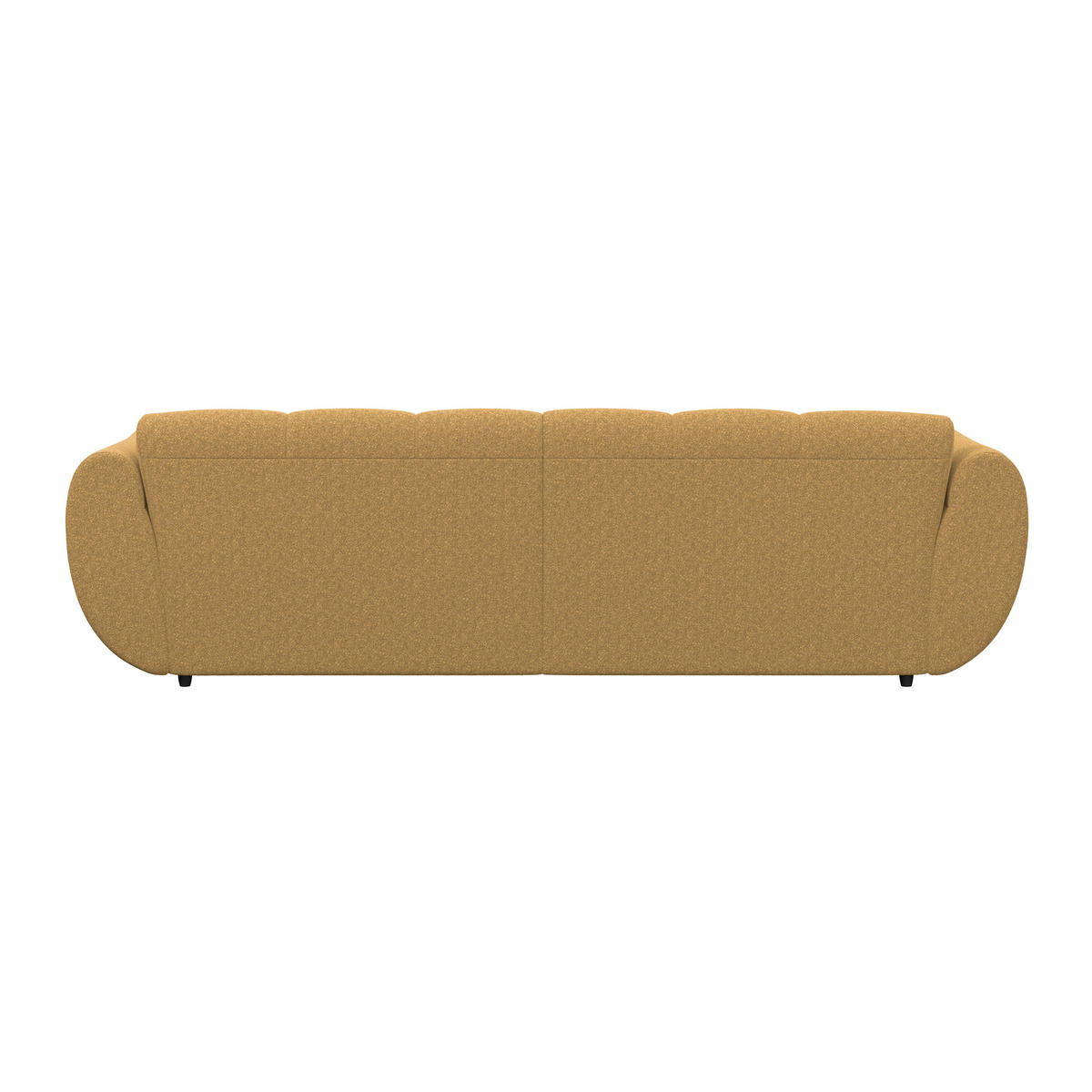 ECKSOFA Chenille Goldfarben  - Goldfarben/Schwarz, Trend, Kunststoff/Textil (280/178cm) - MID.YOU