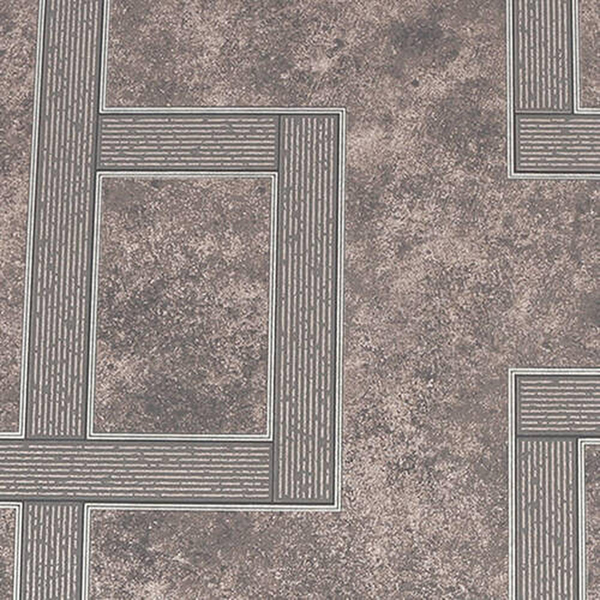 VLIESTAPETE - Braun, Basics, Papier/Kunststoff (52/1000cm)