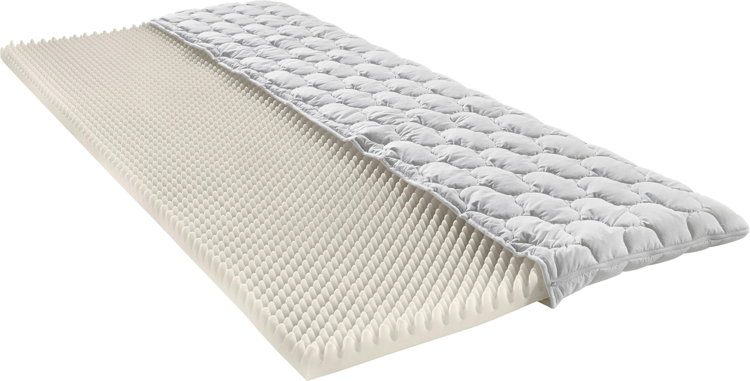 TOPPER 160/200 cm Höhe ca.  - Weiss, Basics, Textil (160/200cm) - FAN