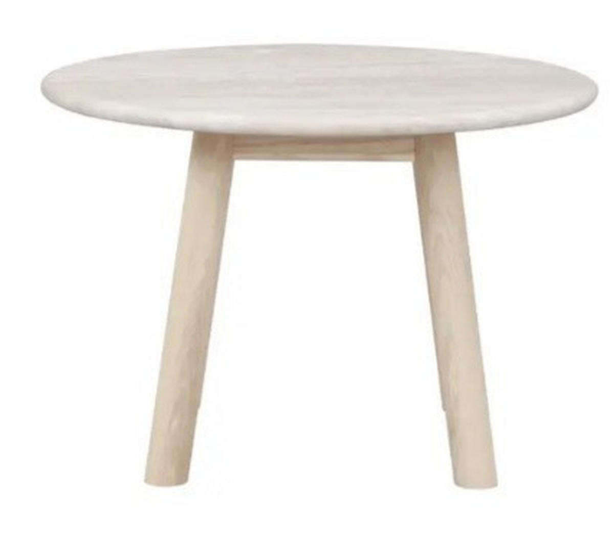 SOFFBORD i trä, sten 60/40 cm  - vit/ekfärgad, Klassisk, trä/sten (60/40cm) - Rowico