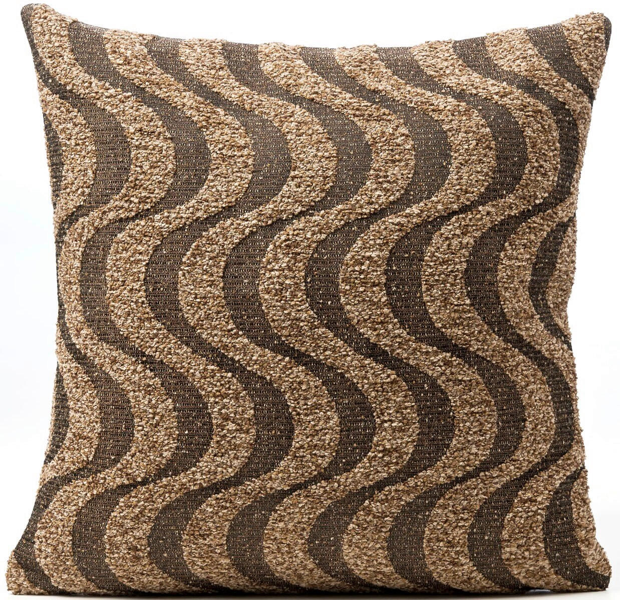 ZIERKISSEN   50/50 cm   - Schlammfarben, Basics, Textil (50/50cm) - Novel