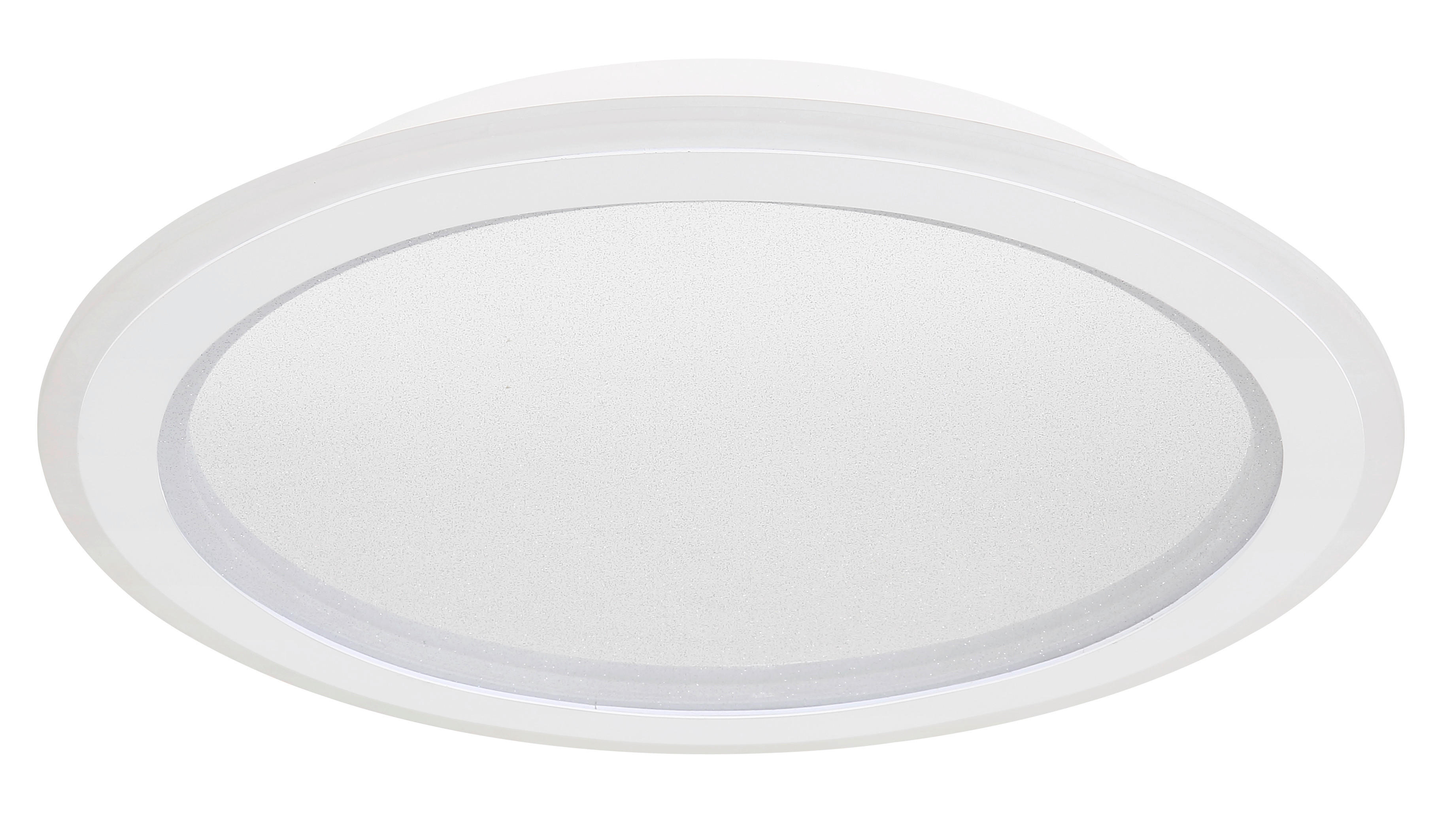 LED-DECKENLEUCHTE 40/5 cm   - Opal/Weiß, Trend, Kunststoff/Metall (40/5cm) - Globo