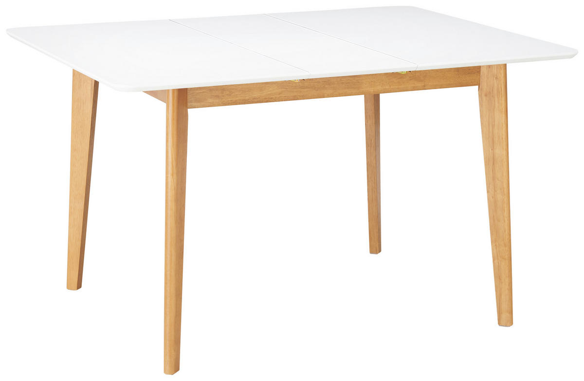JEDÁLENSKÝ STÔL, biela, 100-130/74/100 cm - biela/farba duba, Design, drevo (100-130/74/100cm) - Livetastic