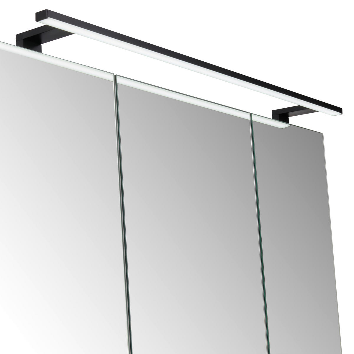 BADEZIMMER 3-teilig  in 102 cm  - Eiche dunkel/Weiss, Design, Glas/Keramik (102cm) - Novel