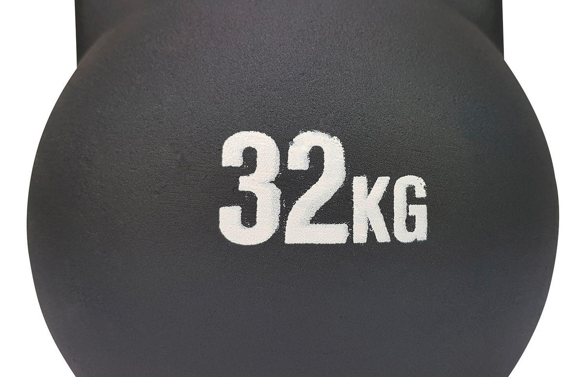 KUGELHANTEL  - Schwarz, KONVENTIONELL, Metall (21/21/27cm)
