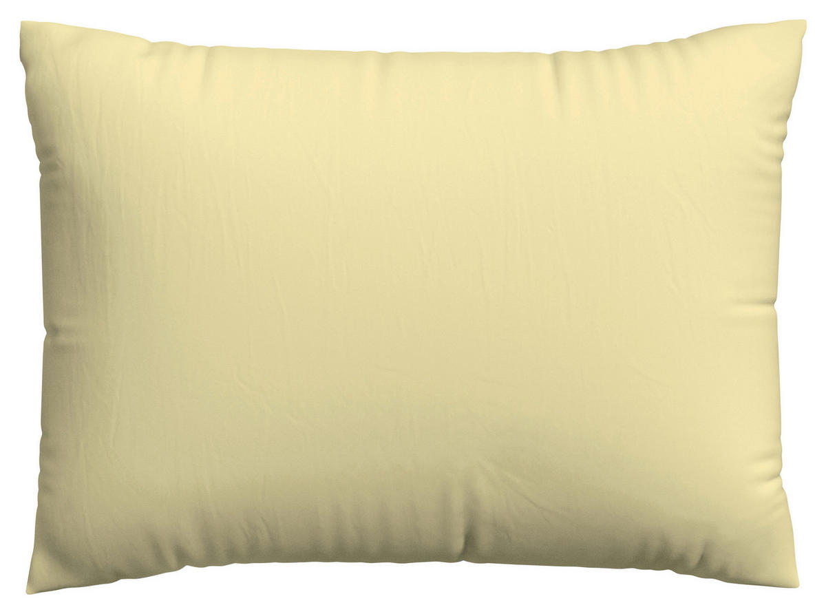 KOPFPOLSTERBEZUG EASY JERSEY 60/80 cm  - Gelb, Basics, Textil (60/80cm) - Schlafgut