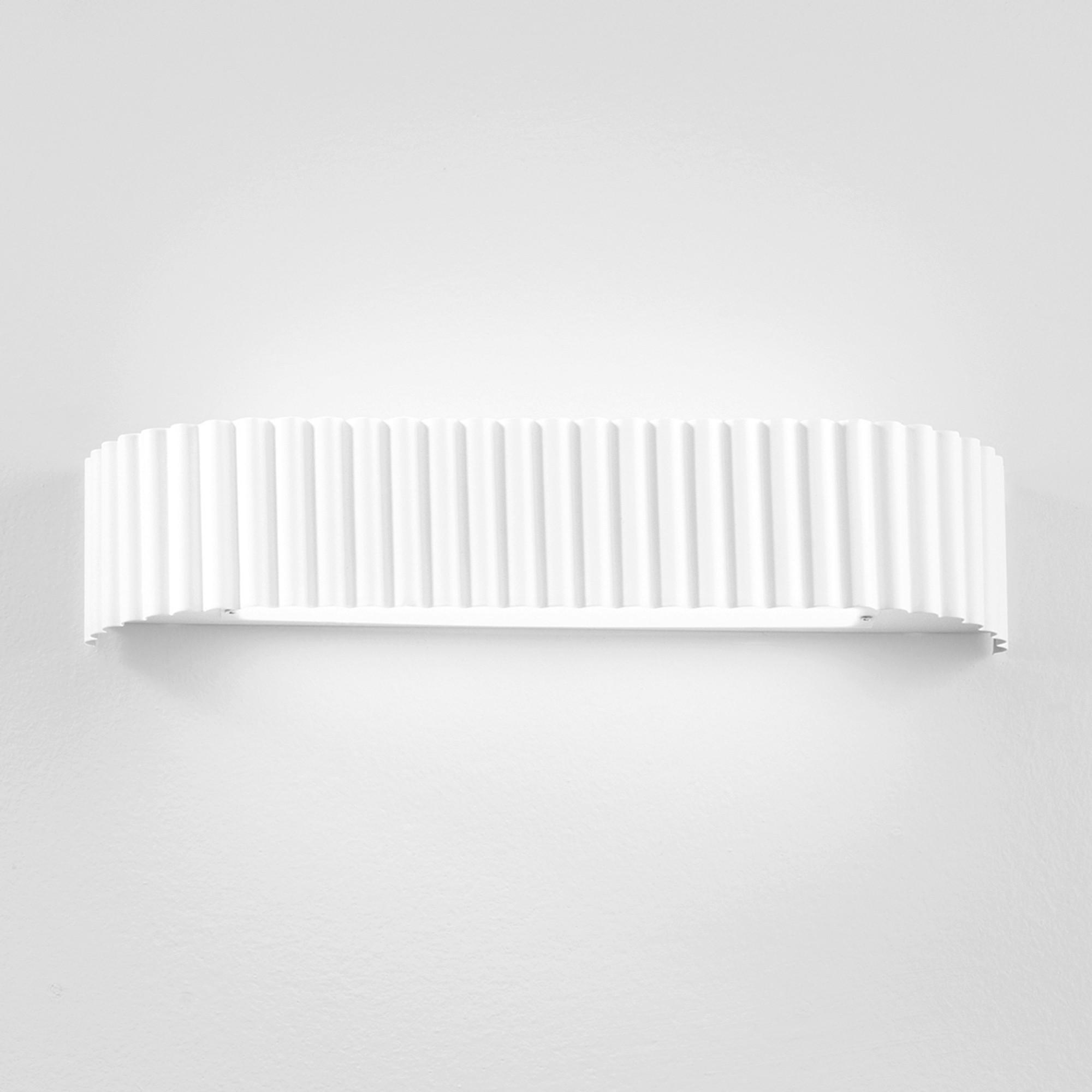 Thumbnail - Led-Wandleuchte Luce Ambiente e Design, Weiß, Metall, Kunststoff, rechteckig,rechteckig, 8x9.2x40 cm, gleichmäßige Licht...