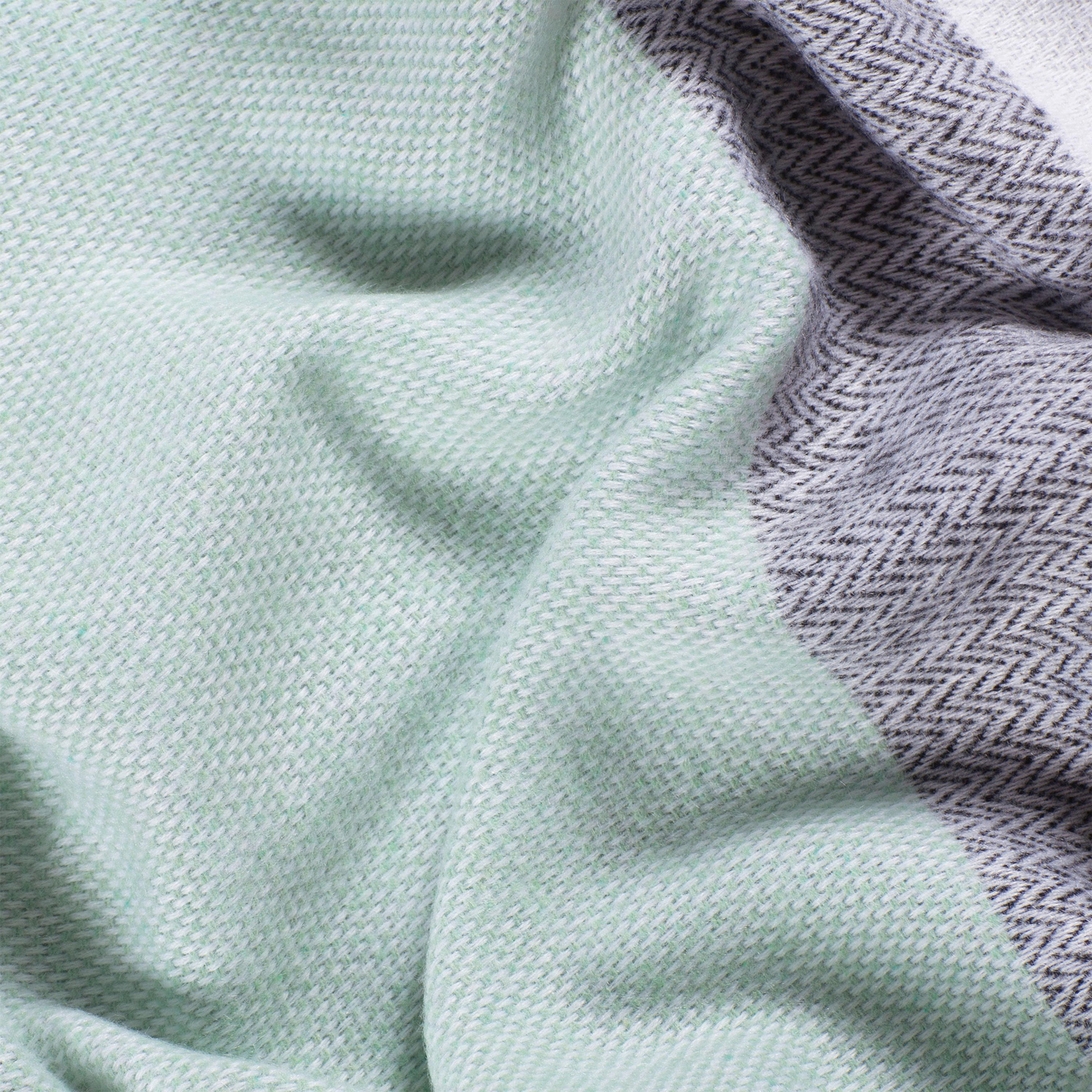PLAID Alice 130/190 cm - Hellblau/Mintgrün, Konventionell, Textil (130/190cm) - Esprit