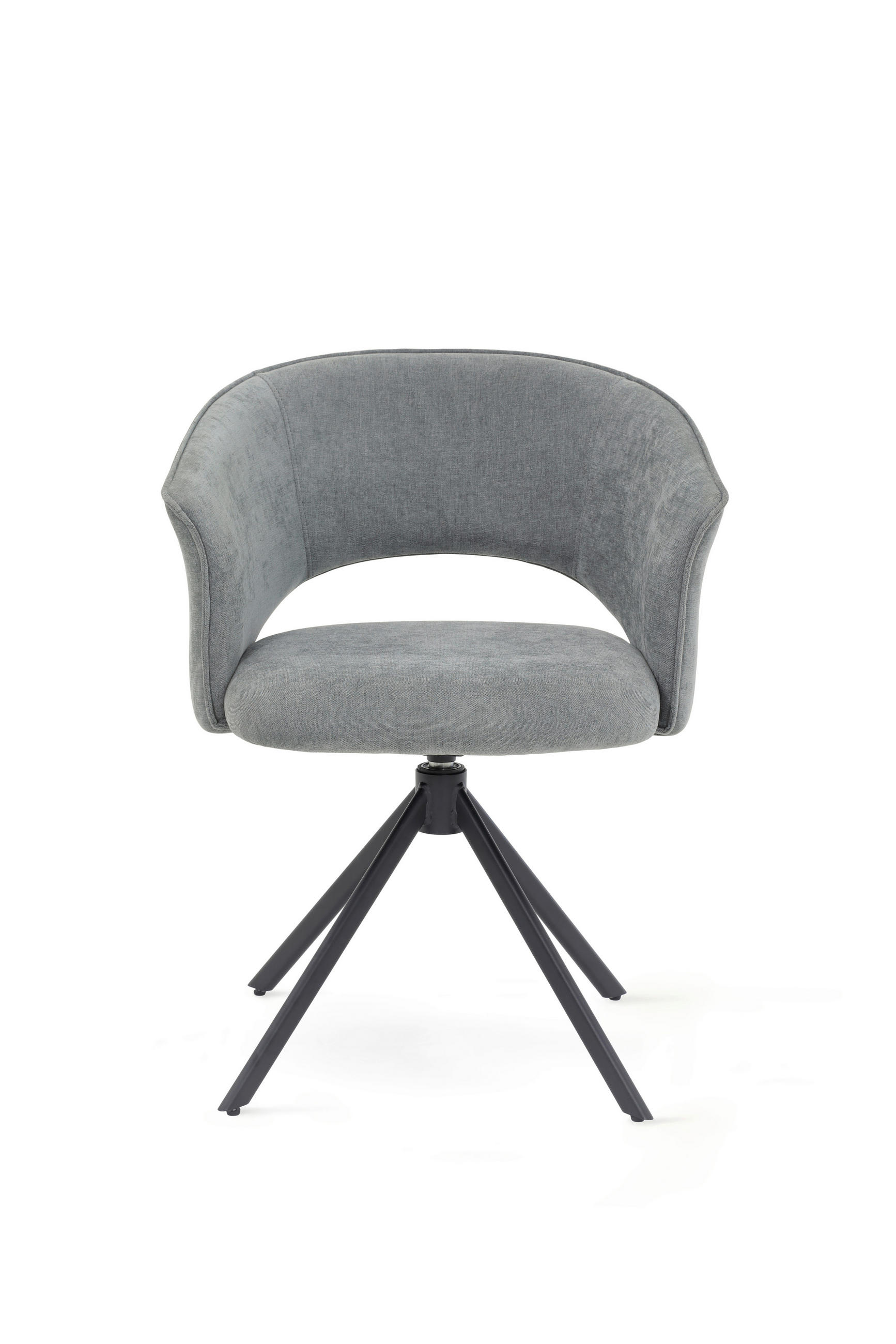 ARMLEHNSTUHL  in Stahl Chenille  - Beige/Schwarz, Basics, Textil/Metall (61,5/78,5/59cm) - Tom Tailor