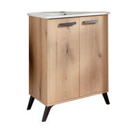 KUPAONICA   - bijela/boje hrasta, Basics, drvni materijal/keramika (61/84/40cm)