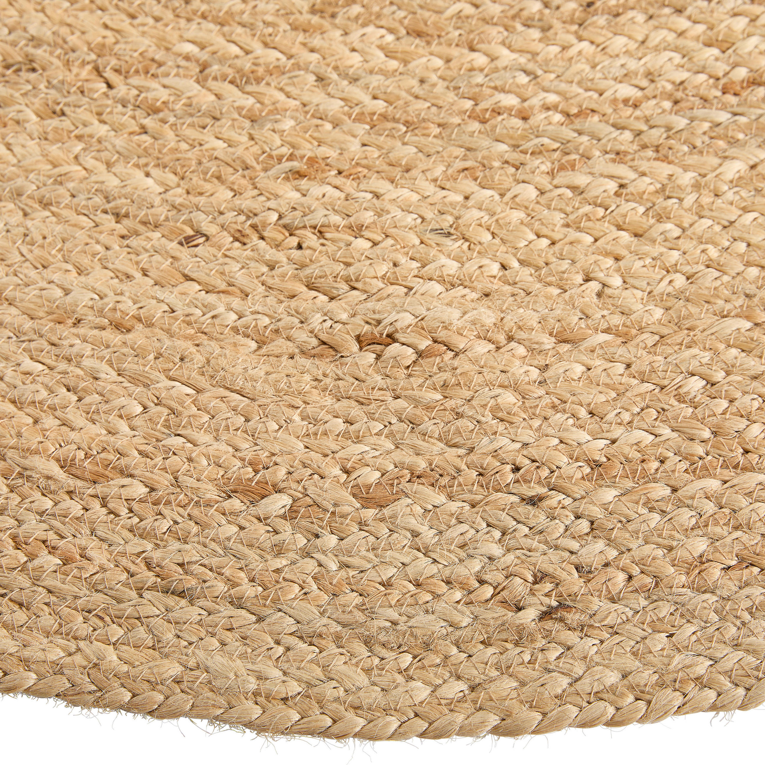 Thumbnail - Linea Natura Juteteppich, Natur, Textil, Uni, oval, 80x150 cm, AZO-frei, leicht zusammenrollbar, Teppiche & Böden, Teppi...