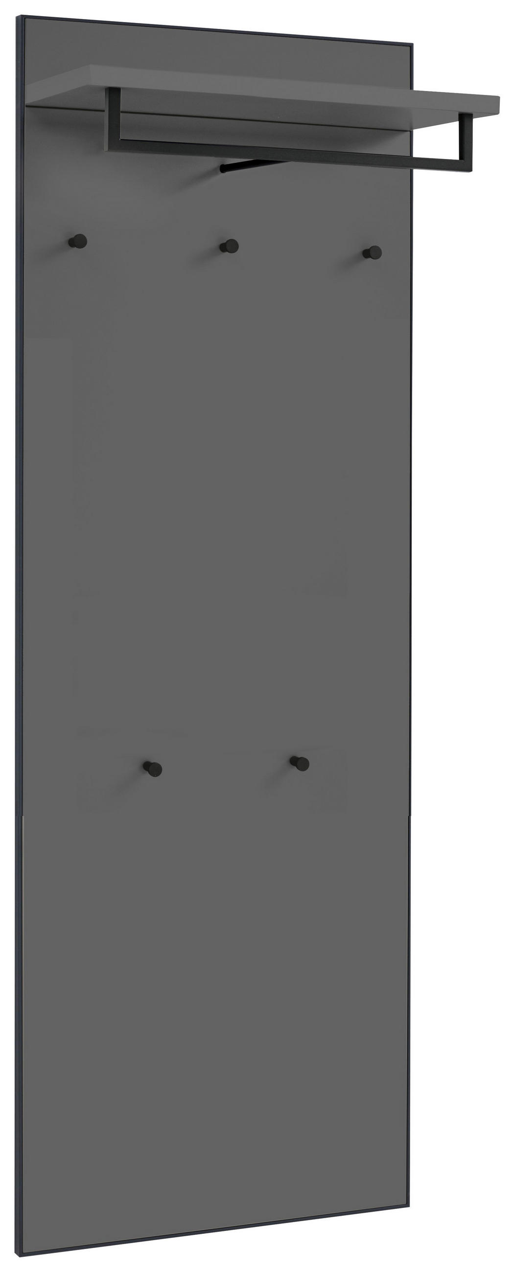 GARDEROBENPANEEL Anthrazit, Grau - Anthrazit/Grau, Design (60/170/27cm)