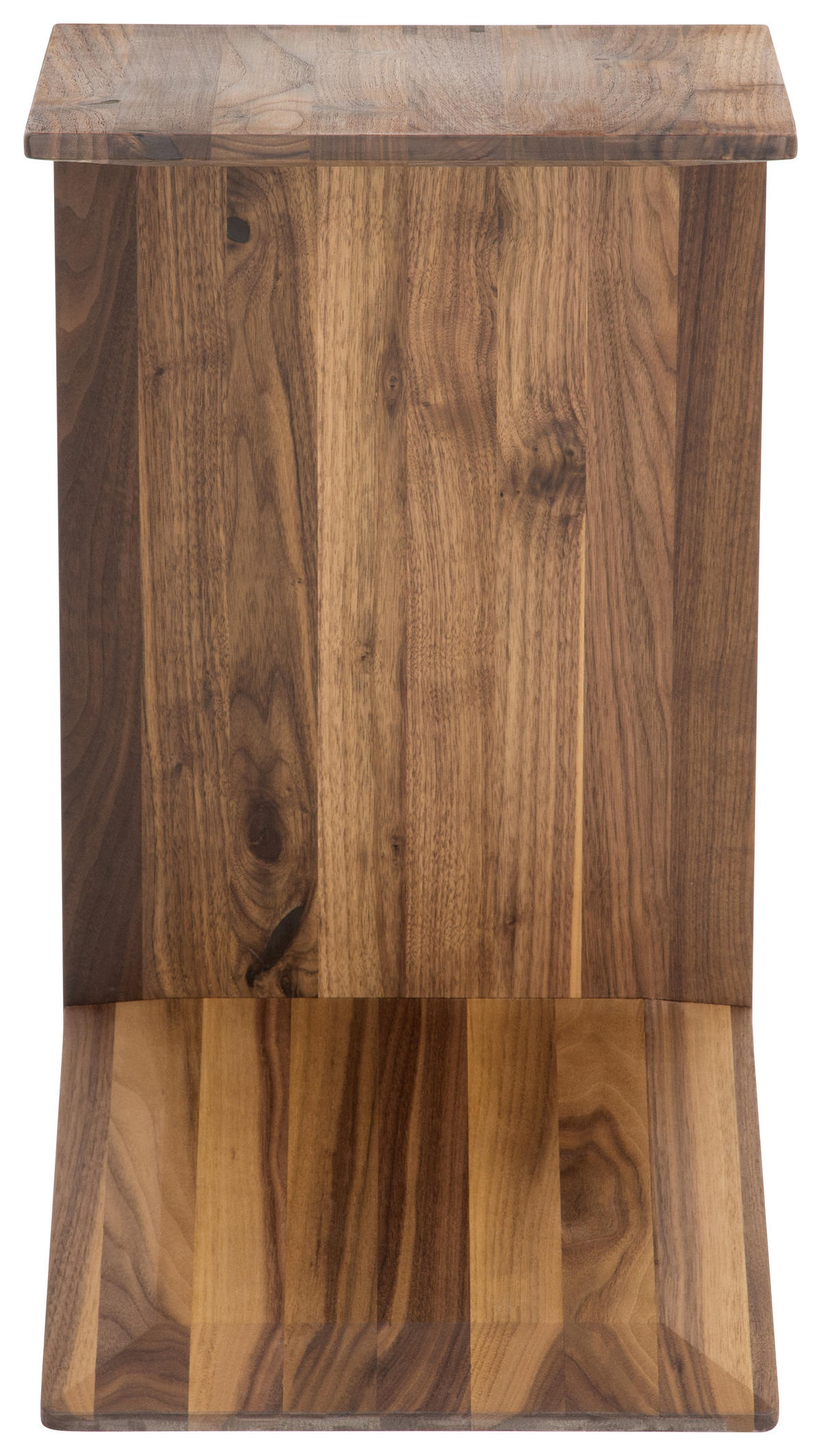 BEISTELLTISCH in Holz 37,6/38/76,6 cm  - Nussbaumfarben, Design, Holz (37,6/38/76,6cm) - Team 7