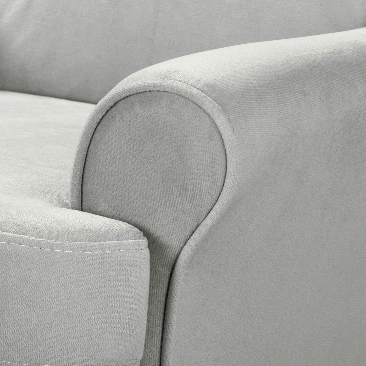 KINDERSESSEL Scandi Mini  - Grau, Design, Textil (60/74/69cm) - Livetastic