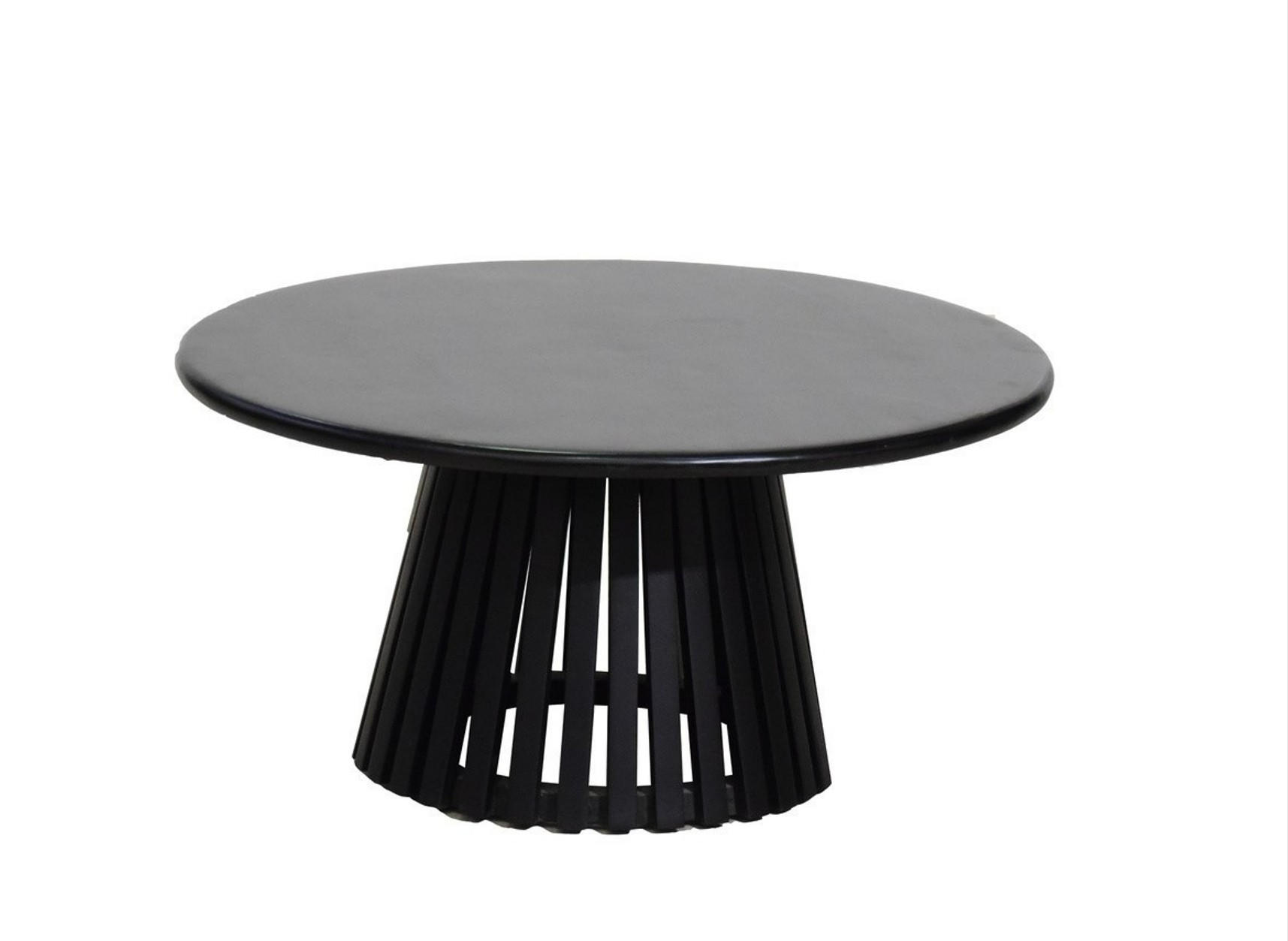 Livetastic KONFERENČNÍ STOLEK, mangové dřevo, černá