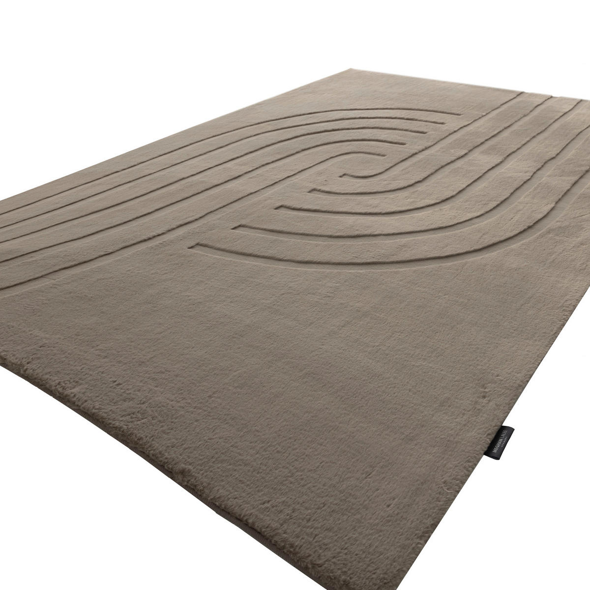 FLACHWEBETEPPICH 80/150 cm My Zen Deluxe Taupe  - Taupe, Basics, Textil (80/150cm) - Obsession