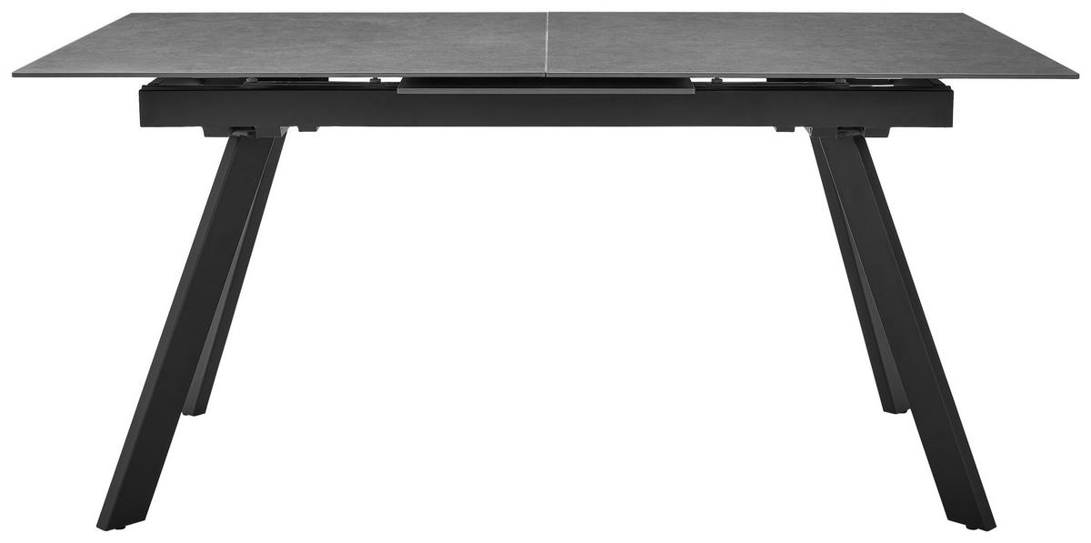 TRPEZARIJSKI STO  antracit, crna   - crna/antracit, Dizajnerski, metal/keramika (160-200/90/76cm) - Novel