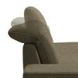 ECKSOFA  in Mikrofaser Khaki  273/203 cm  - Khaki/Schwarz, Design, Textil/Metall (273/203cm) - Johann Jakob