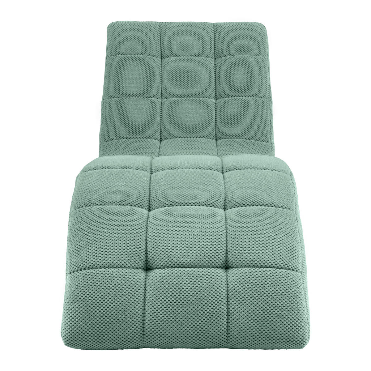 LIGGFÅTÖLJ i vävt tyg turkos  - turkos/svart, Modern, textil/plast (68/80/167cm) - MID.YOU