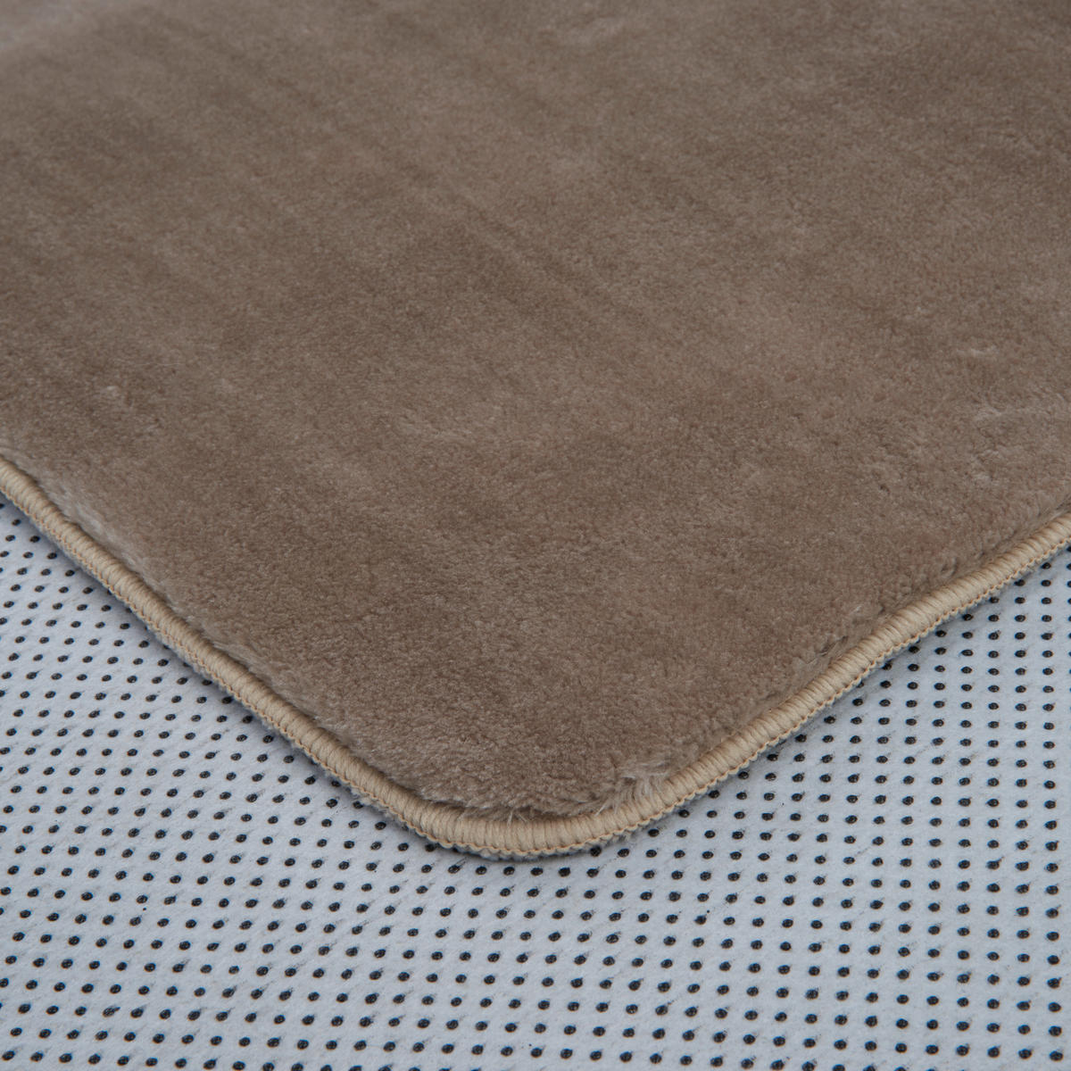KOUPELNOVÁ PŘEDLOŽKA, 50/80 cm - světle hnědá, Basics, textil (50/80cm) - Boxxx