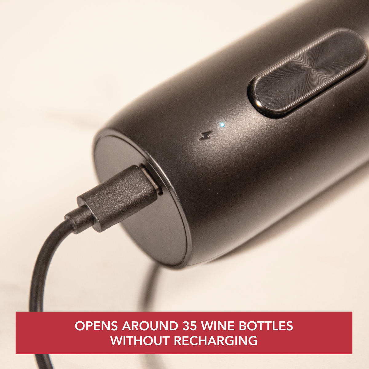 KORKENZIEHER - Schwarz, Basics, Metall (14.8/5.8/23.3cm) - Vacu Vin