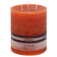 DREIDOCHTKERZE  - Dunkelorange, Basics, Naturmaterialien (12/14cm)