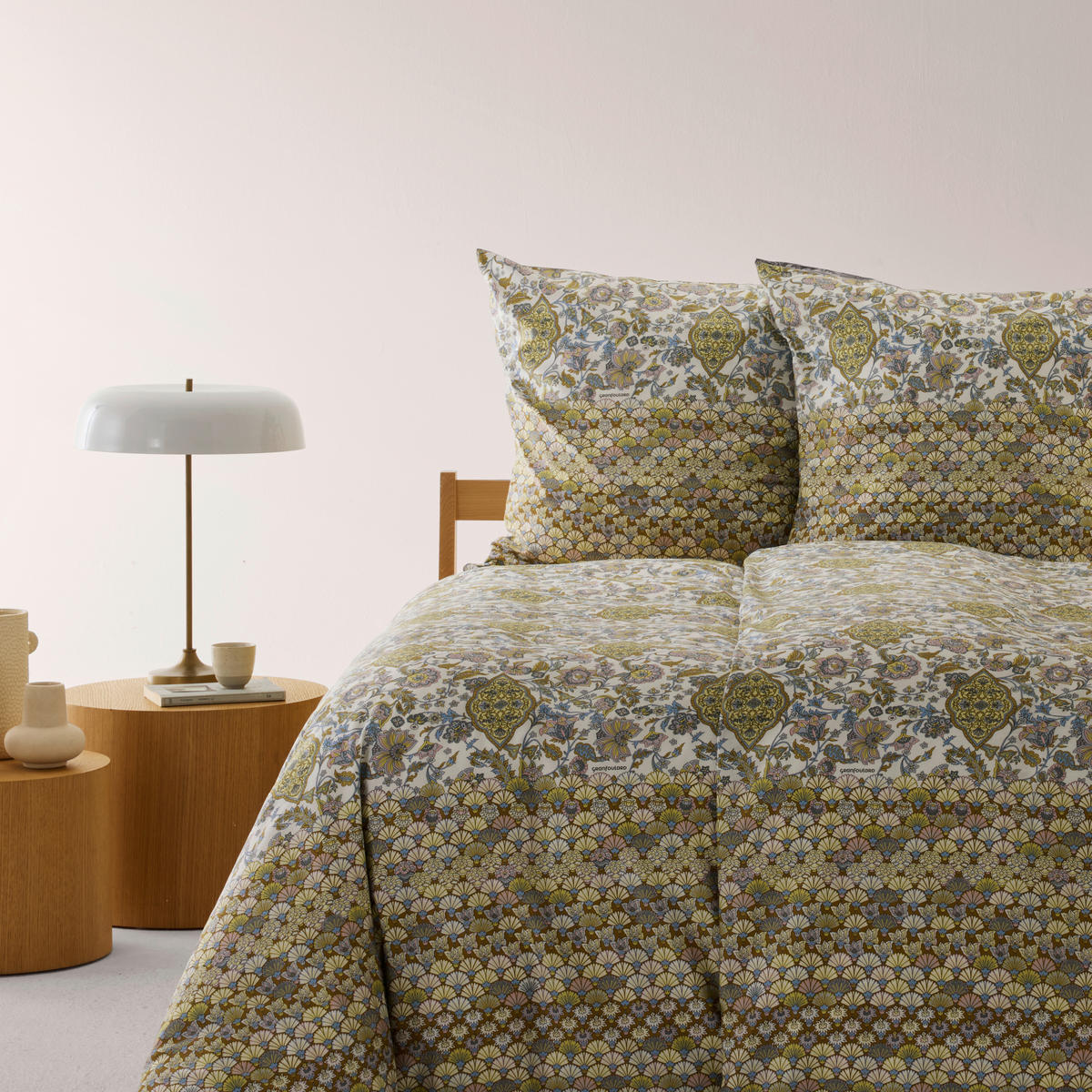 BETTWÄSCHE Tigullio Satin 155/220 cm  - Blau, KONVENTIONELL, Textil (155/220cm) - Bassetti