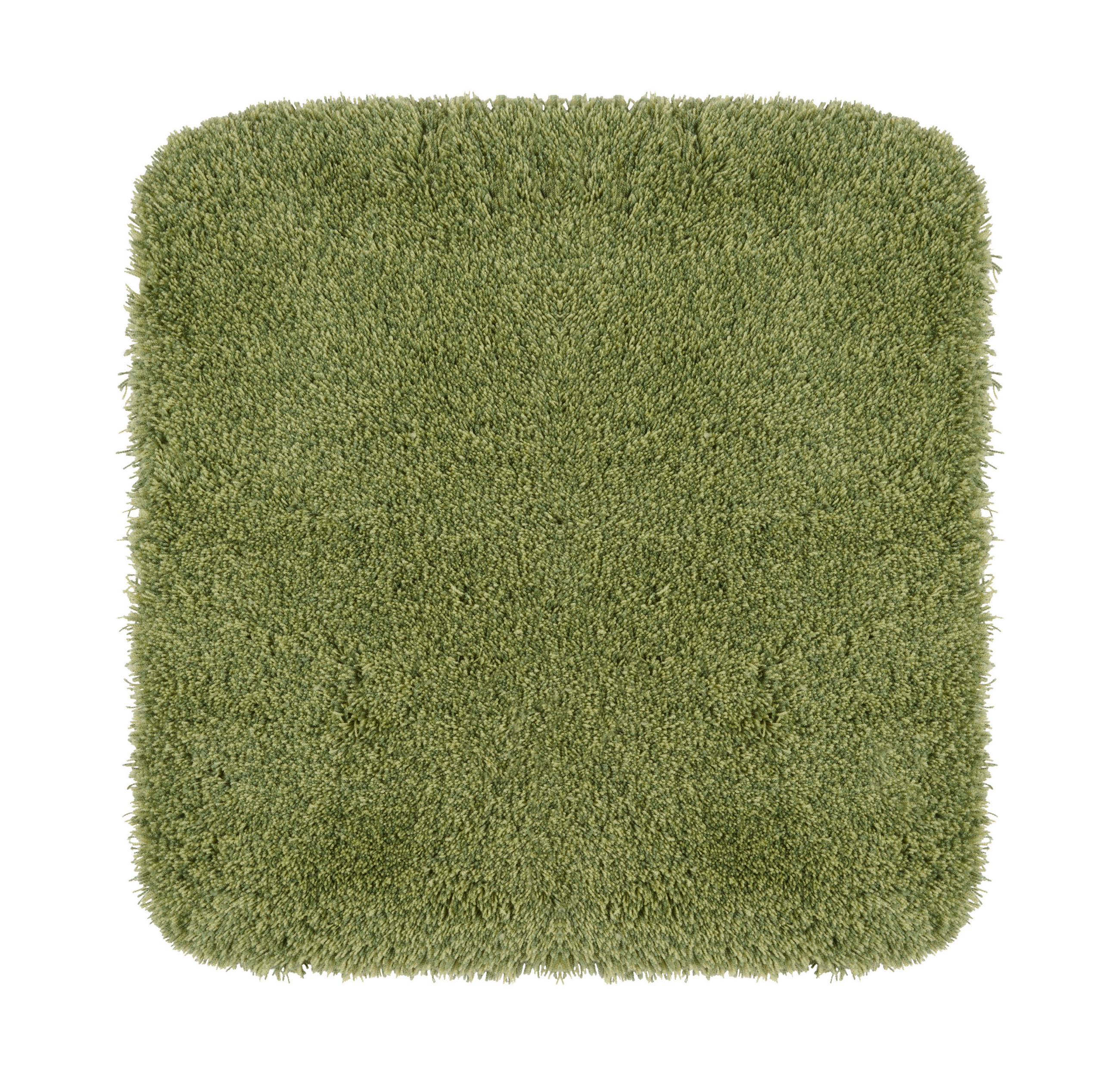 SADA KOUPELNOVÝCH PŘEDLOŽEK, 50x50/55x85 cm - lesní zelená, Basics, textil/plast (50x50/55x85cm) - Kleine Wolke