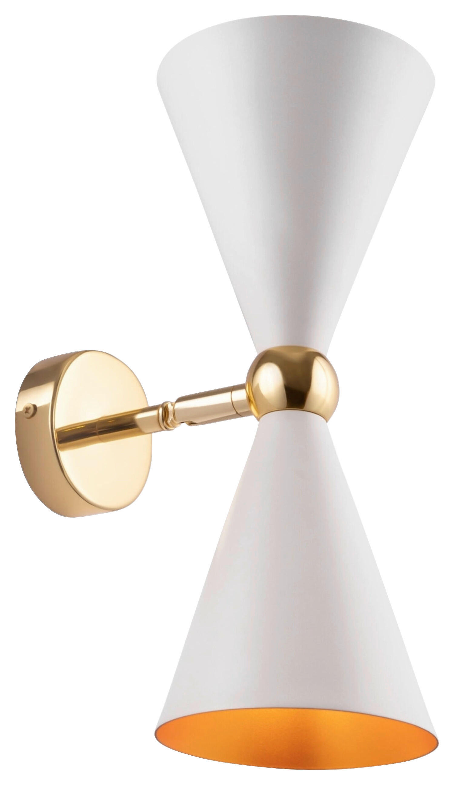 Maytoni Wandleuchte Weiß, Gold 32 cm