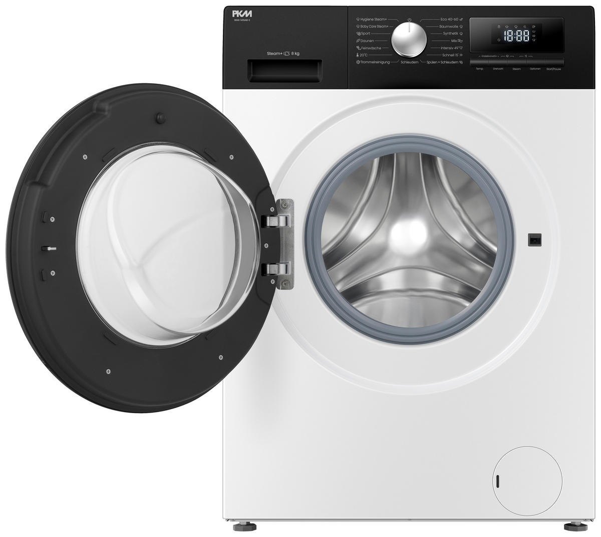 WASCHMASCHINE 30722  - Weiß, Trend, Metall (59,50/84,50/54,00cm) - PKM