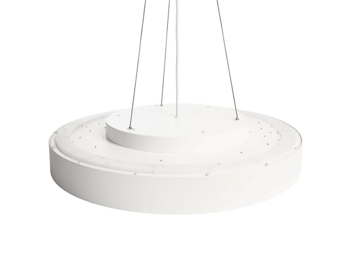 LED-HÄNGELEUCHTE Menkar 40/40/220 cm   - Weiß, KONVENTIONELL, Metall (40/40/220cm)