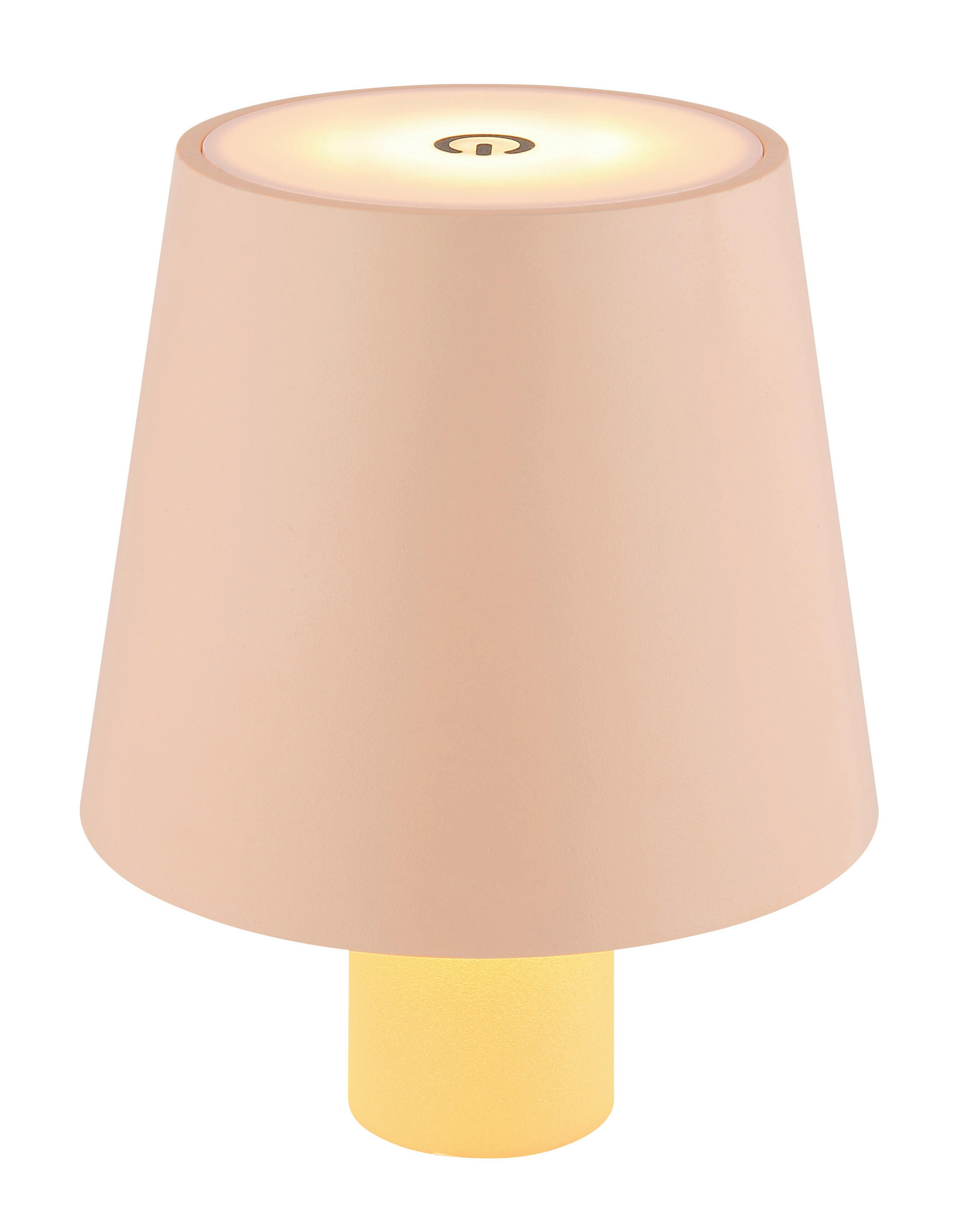 PORTABEL LAMPA VANNIE 10,6/13 cm   - rosa, Trend, metall/plast (10,6/13cm) - Globo