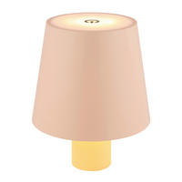 AKKU-TISCHLEUCHTE - Rosa, Trend, Kunststoff/Metall (10,6/13cm) - Globo