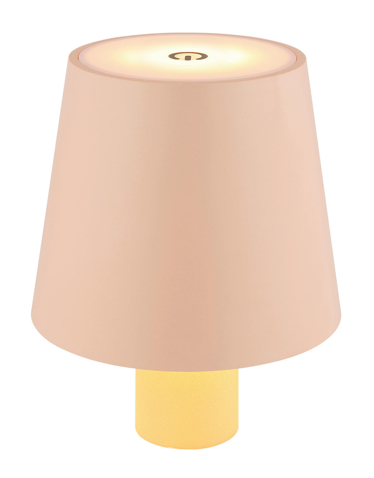 AKKU-TISCHLEUCHTE - Rosa, Trend, Kunststoff/Metall (10,6/13cm) - Globo
