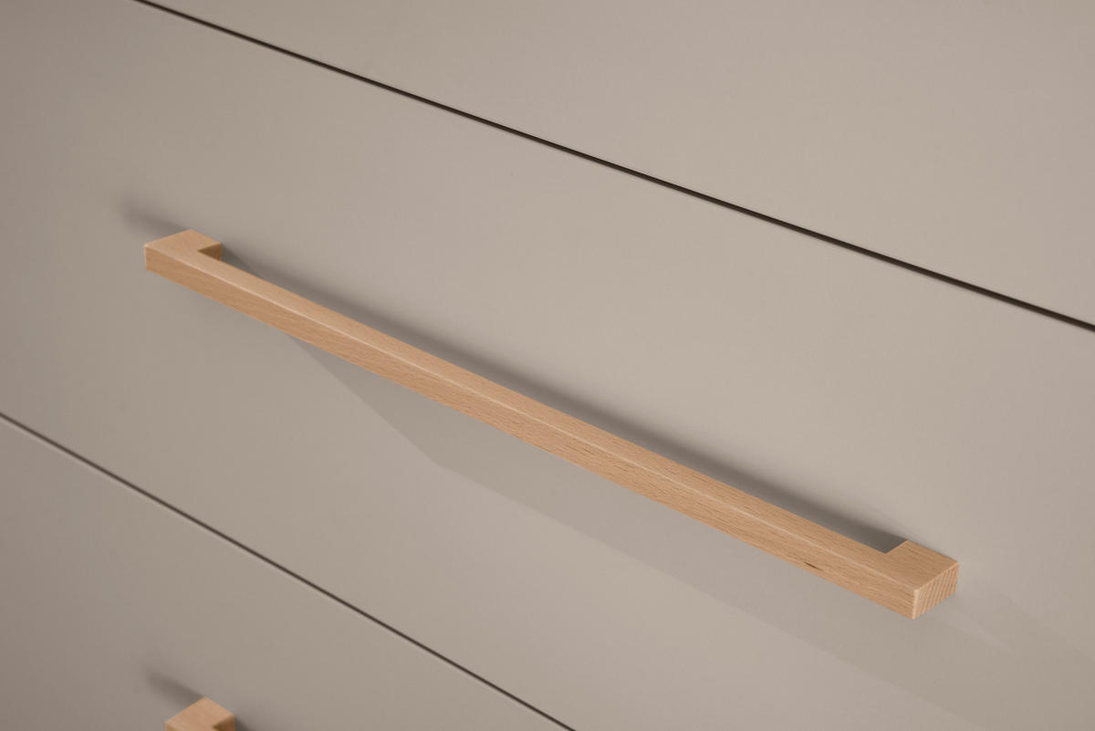 SIDEBOARD 123,5/94,9/55,6 cm  in Naturfarben, Beige, Kaschmir  - Kaschmir/Beige, Design, Holzwerkstoff (123,5/94,9/55,6cm) - Paidi