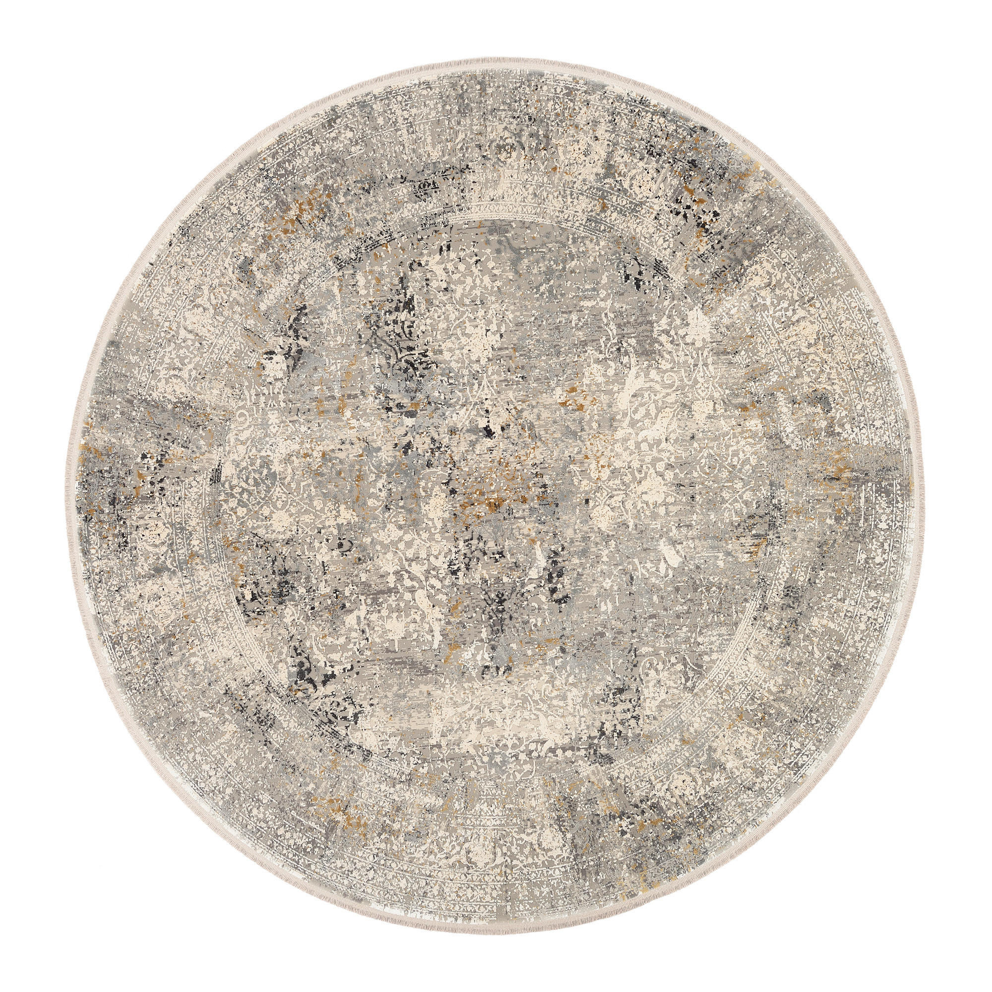 WEBTEPPICH 200 cm Avignon Grau, Hellgrau, Dunkelgrau  - Dunkelgrau/Hellgrau, Design, Textil (200cm) - Dieter Knoll