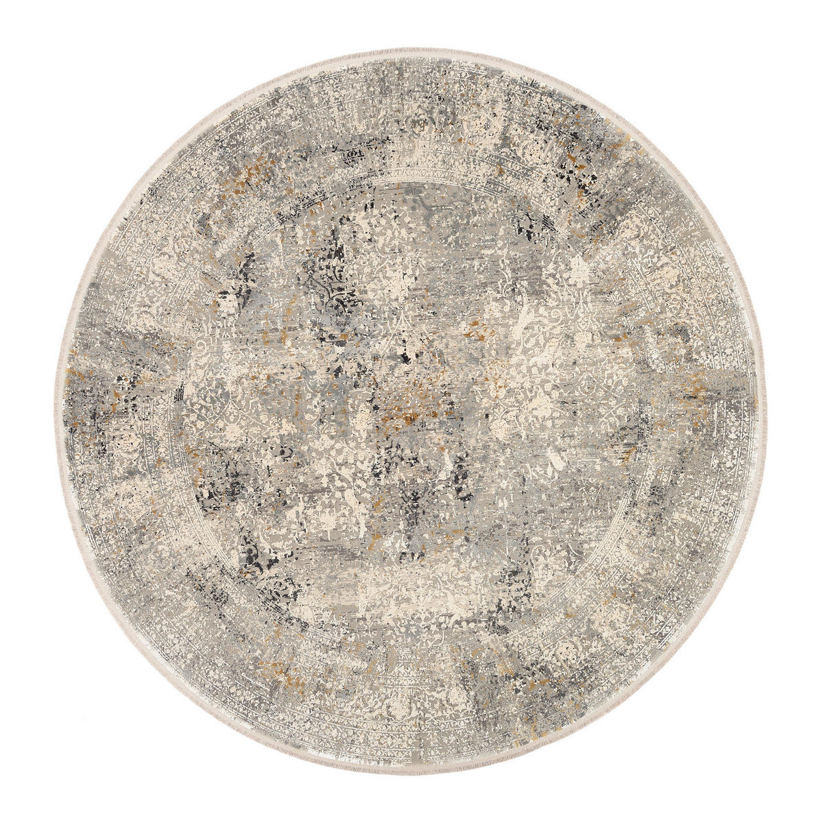 WEBTEPPICH 200 cm Avignon Grau, Hellgrau, Dunkelgrau  - Dunkelgrau/Hellgrau, Design, Textil (200cm) - Dieter Knoll