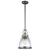 HÄNGELEUCHTE 24 /58.3 cm  - Nickelfarben, Basics, Metall (24 /58.3cm) - Elstead Lighting